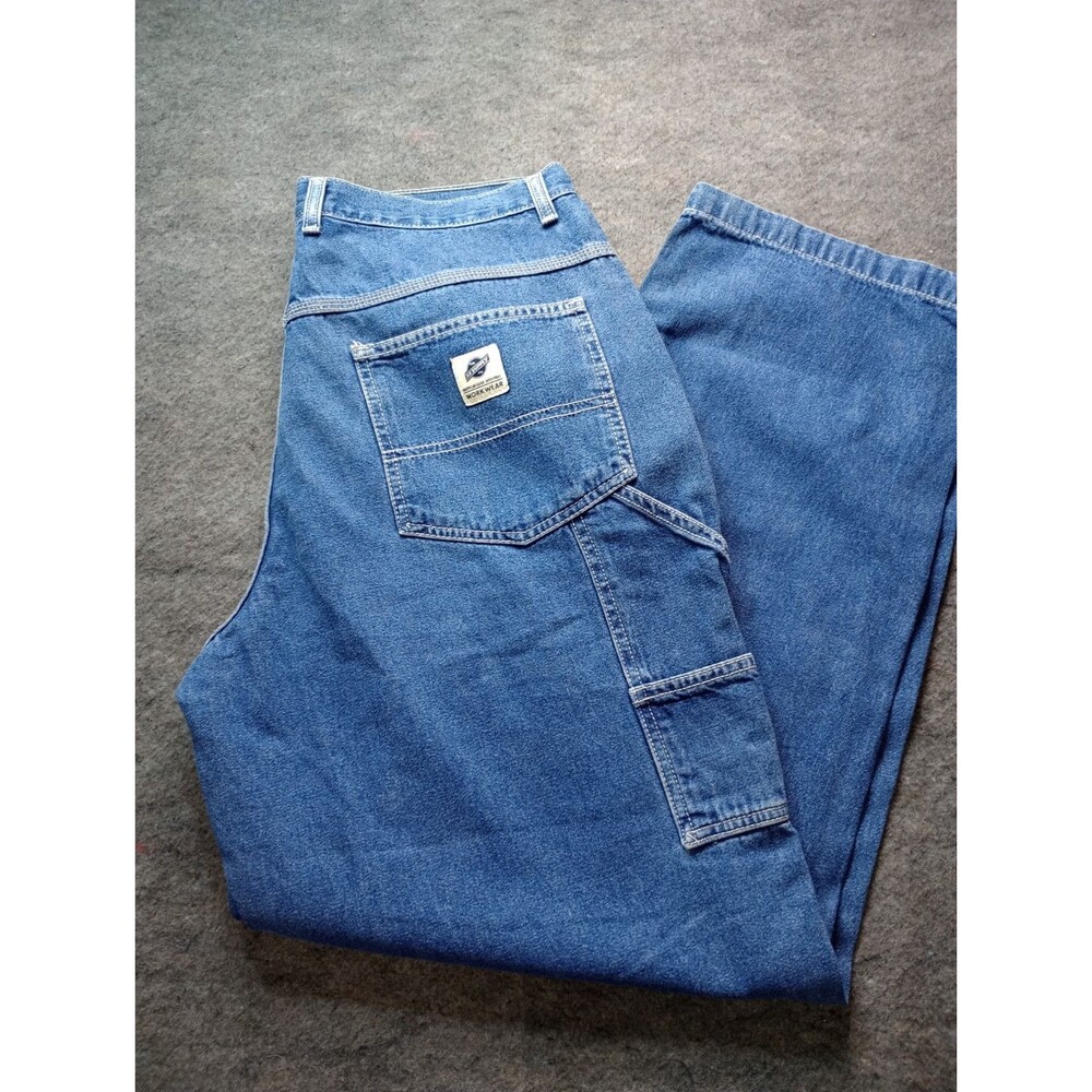 Vtg American Eagle Outfitters Carpenter Baggy Jeans Workwear Y2K Men's 32x32